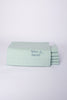 Set Of Linen Cocktail Napkins - Teal Green
