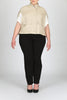 The Camilla Denim Cape - Beige