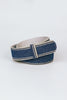 The Denim Belt - w/Stripes