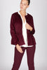 The Elena Blazer - Merlot