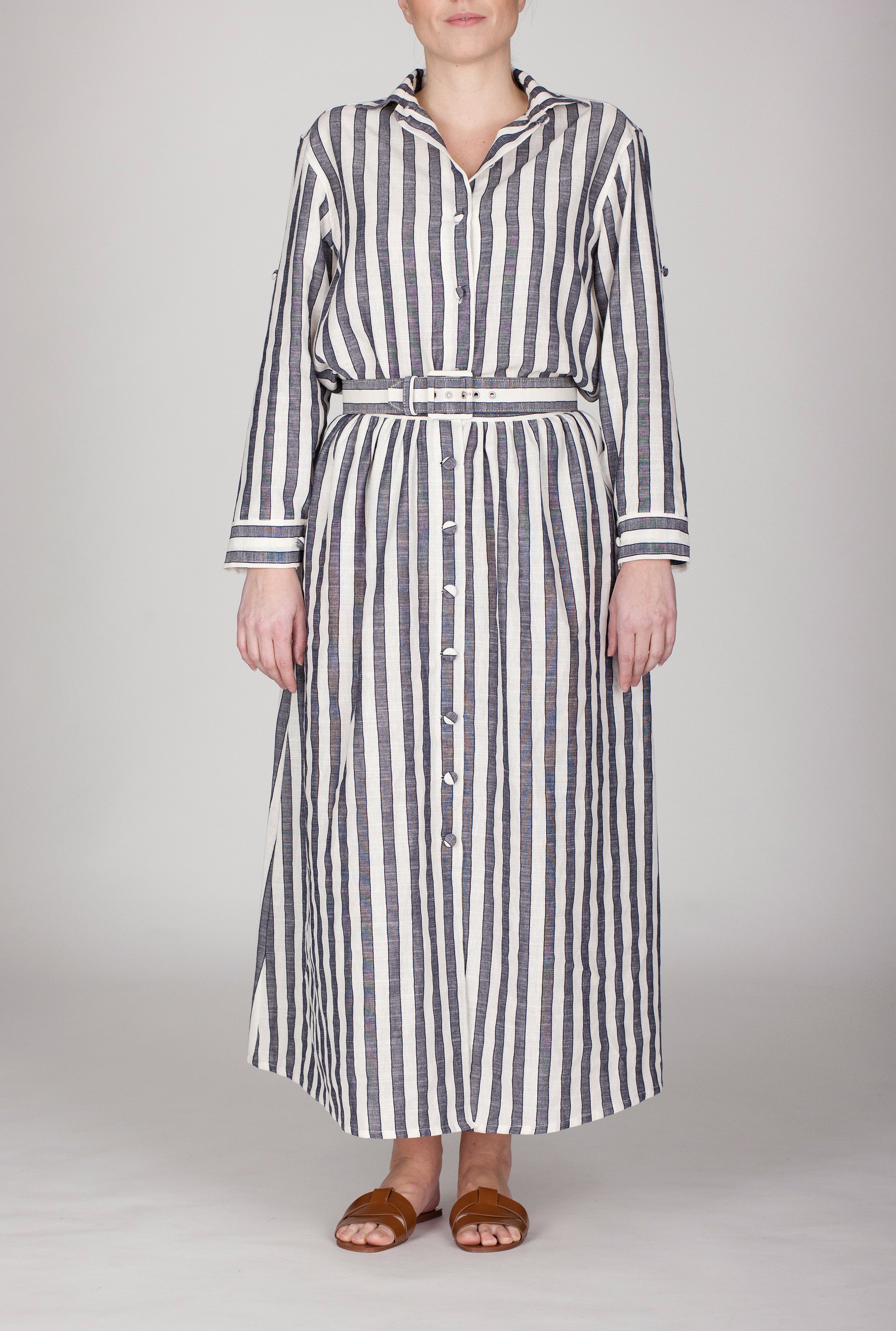 The Mary Long Skirt - w/Stripes