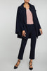 The Rachel Microfiber Cape - Blue Navy