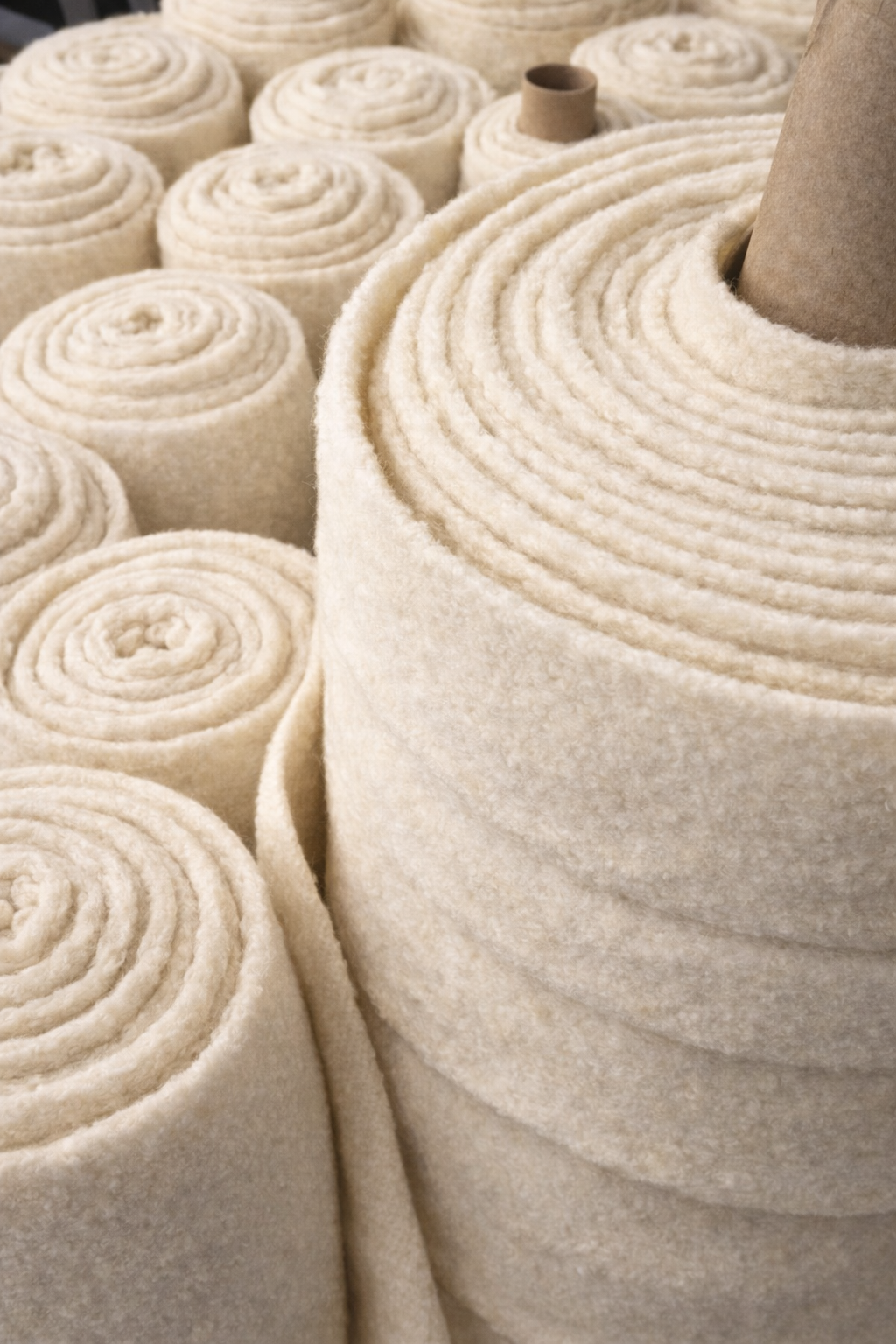 Lanacotta wool, the fabric of the Marta Scarampi cape