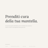 Prenditi cura della tua mantella — copertina della guida in italiano
