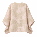 Clara Poncho — patterned wool — Marta Scarampi