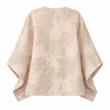 Clara Poncho — patterned wool — Marta Scarampi