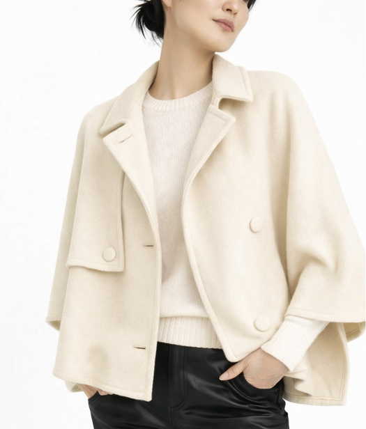 Mia Wool Poncho — Marta Scarampi