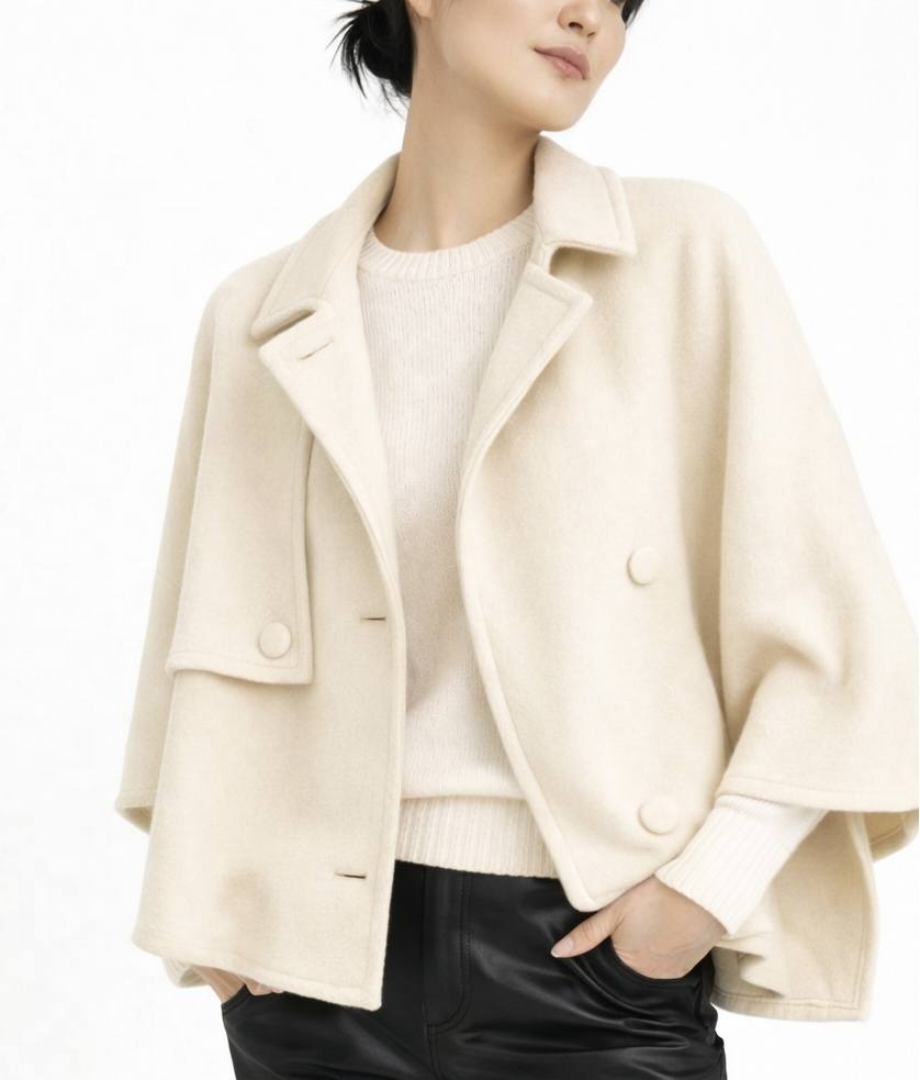 Mia Wool Poncho — Marta Scarampi