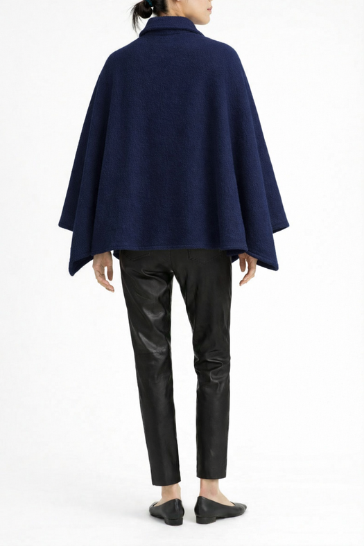 Mia Wool Poncho — Marta Scarampi
