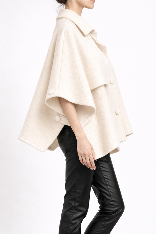 Mia Wool Poncho — Marta Scarampi