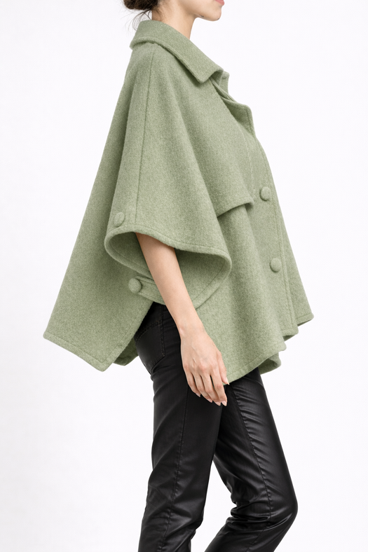 Mia Wool Poncho — Marta Scarampi