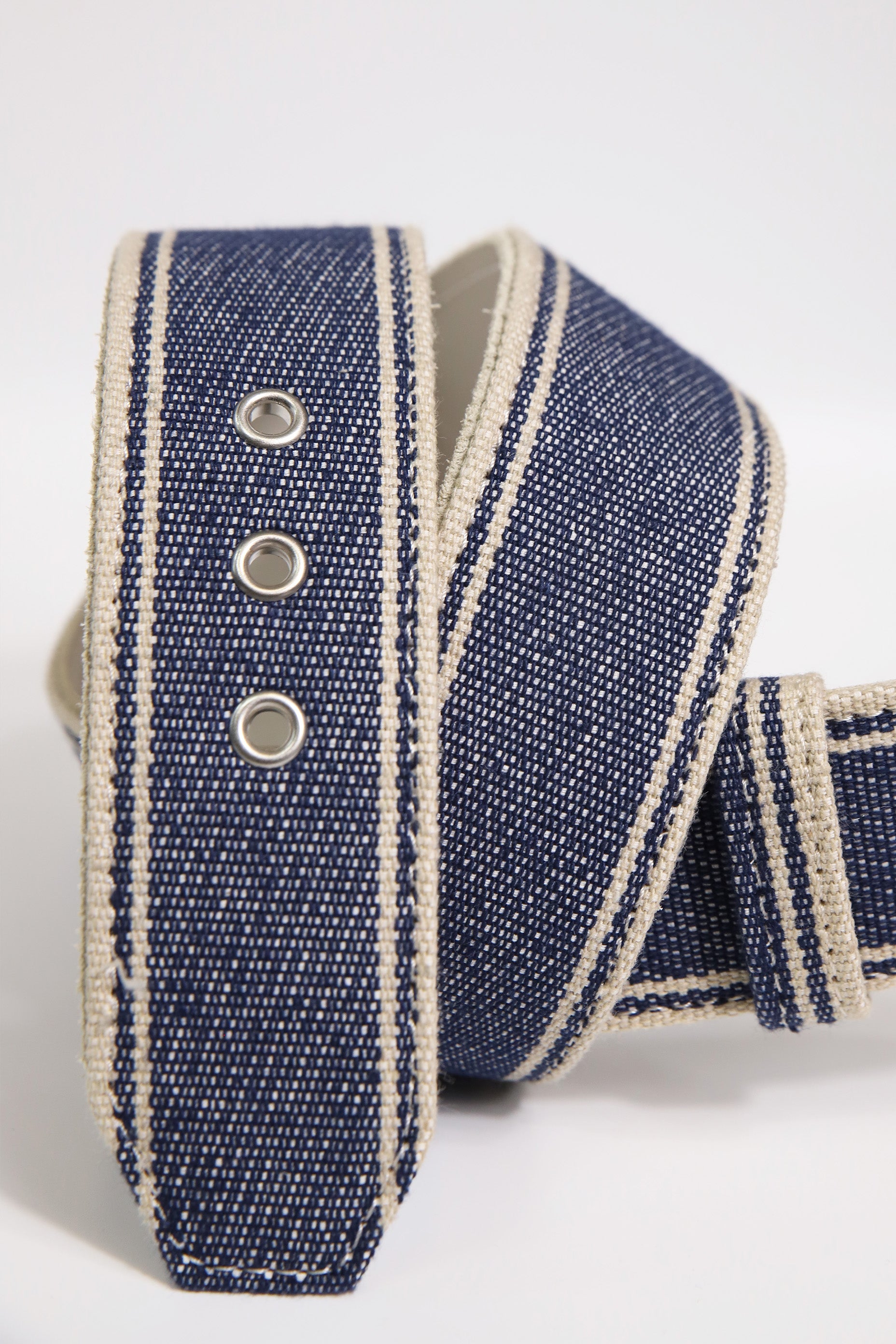 Denim Belt — stripes — Marta Scarampi