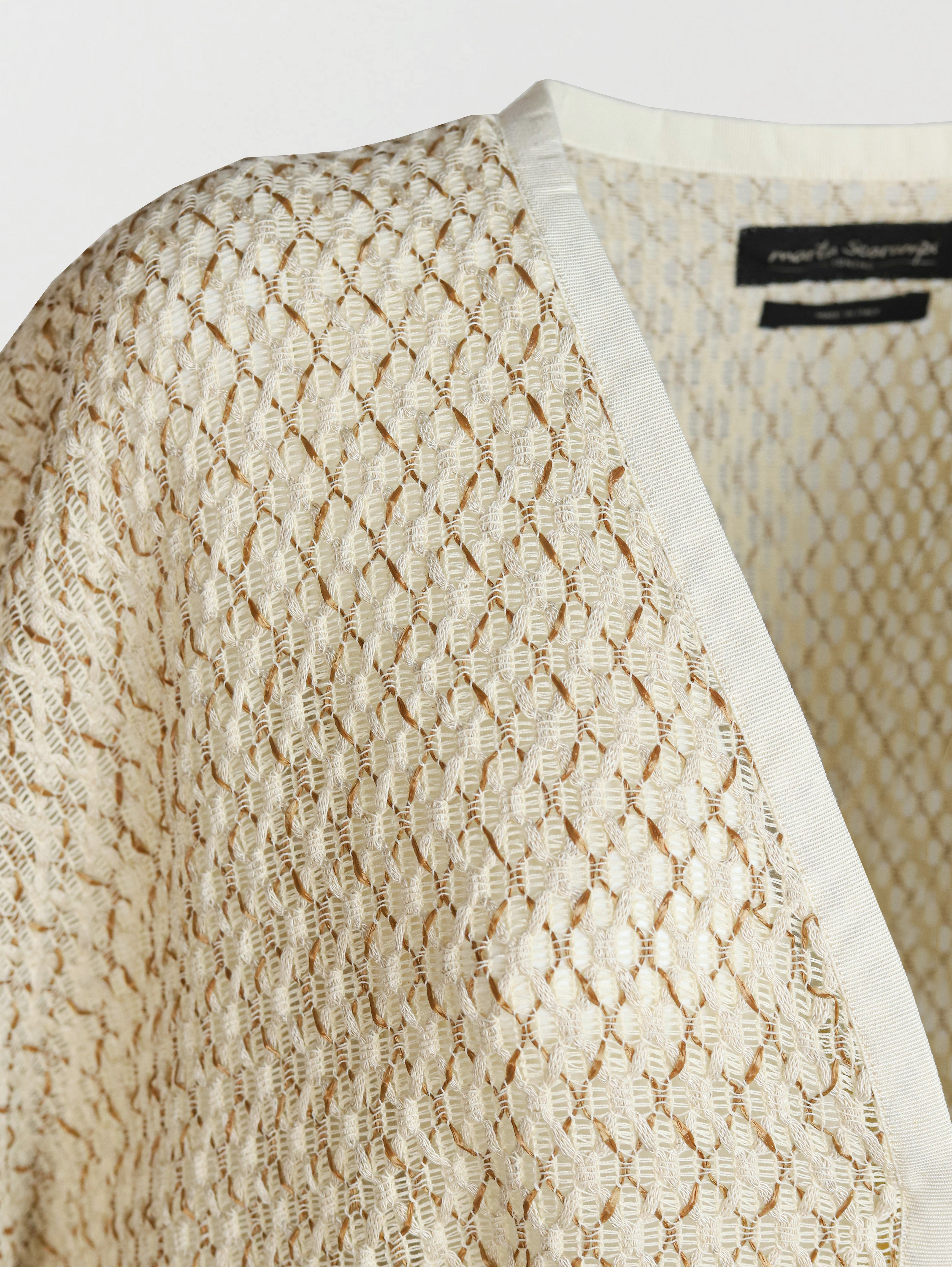 Alma Poncho Beige Net
