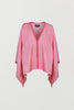 The Aura Poncho - Pink Linen