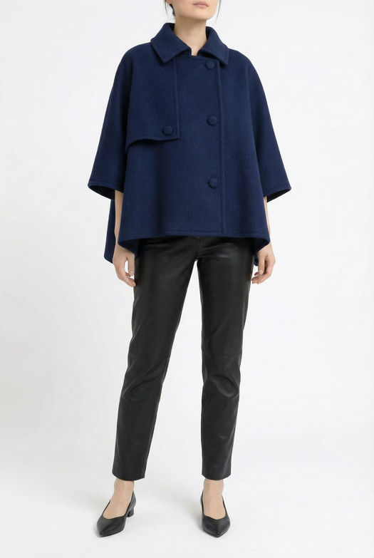Mia Wool Poncho — Marta Scarampi