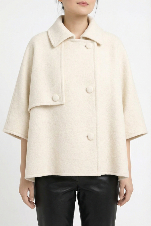 Mia Wool Poncho — Marta Scarampi