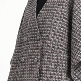 Clara Poncho — patterned wool — Marta Scarampi