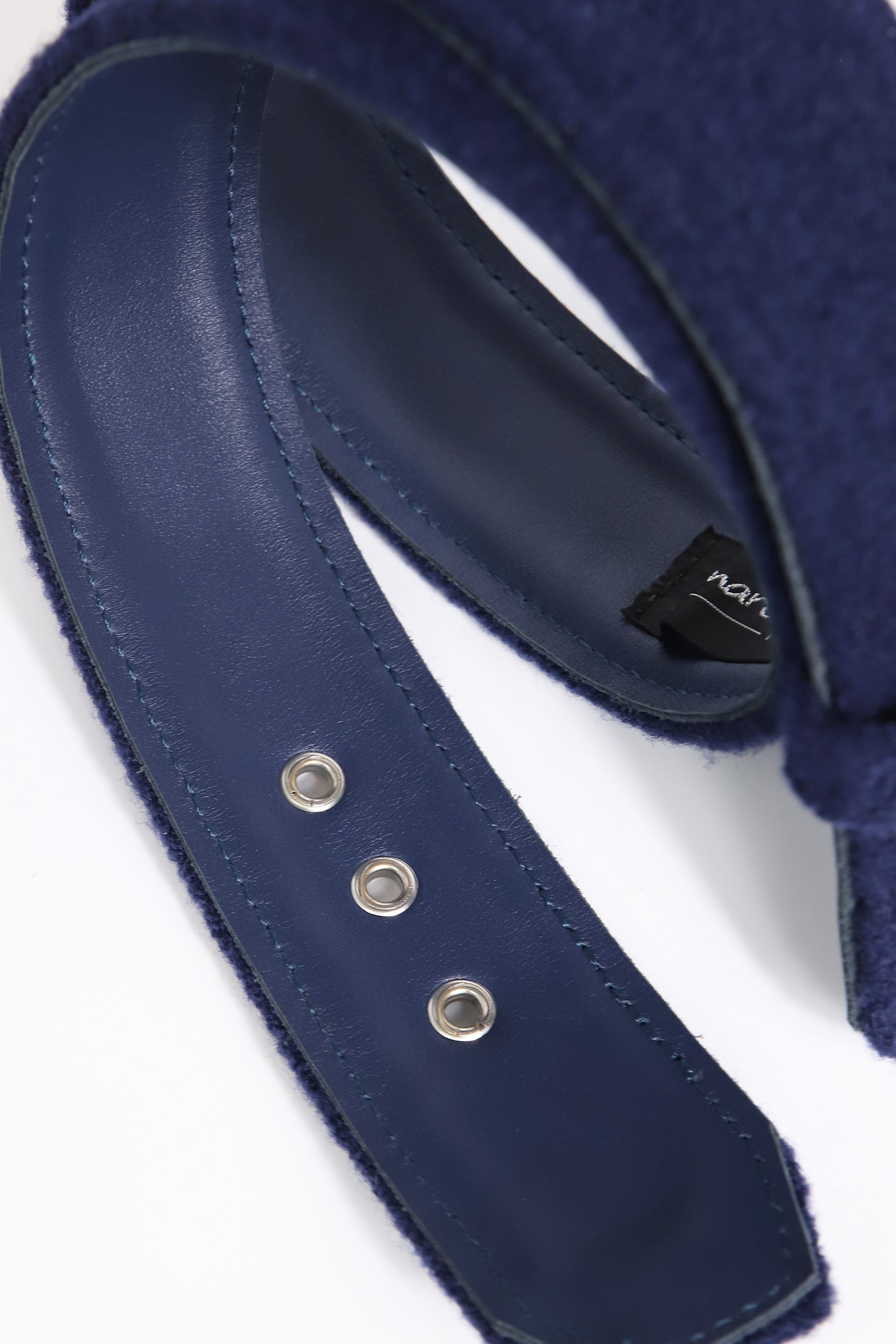 Wool Belt — blue navy — Marta Scarampi