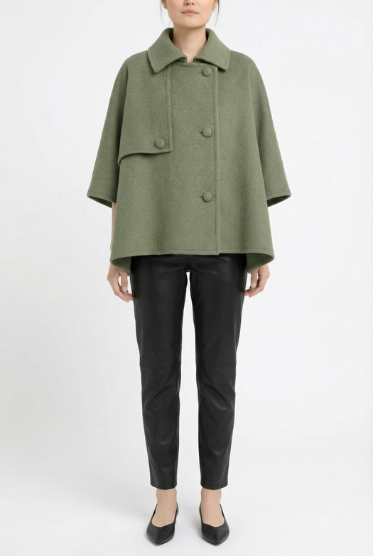 Mia Wool Poncho — Marta Scarampi