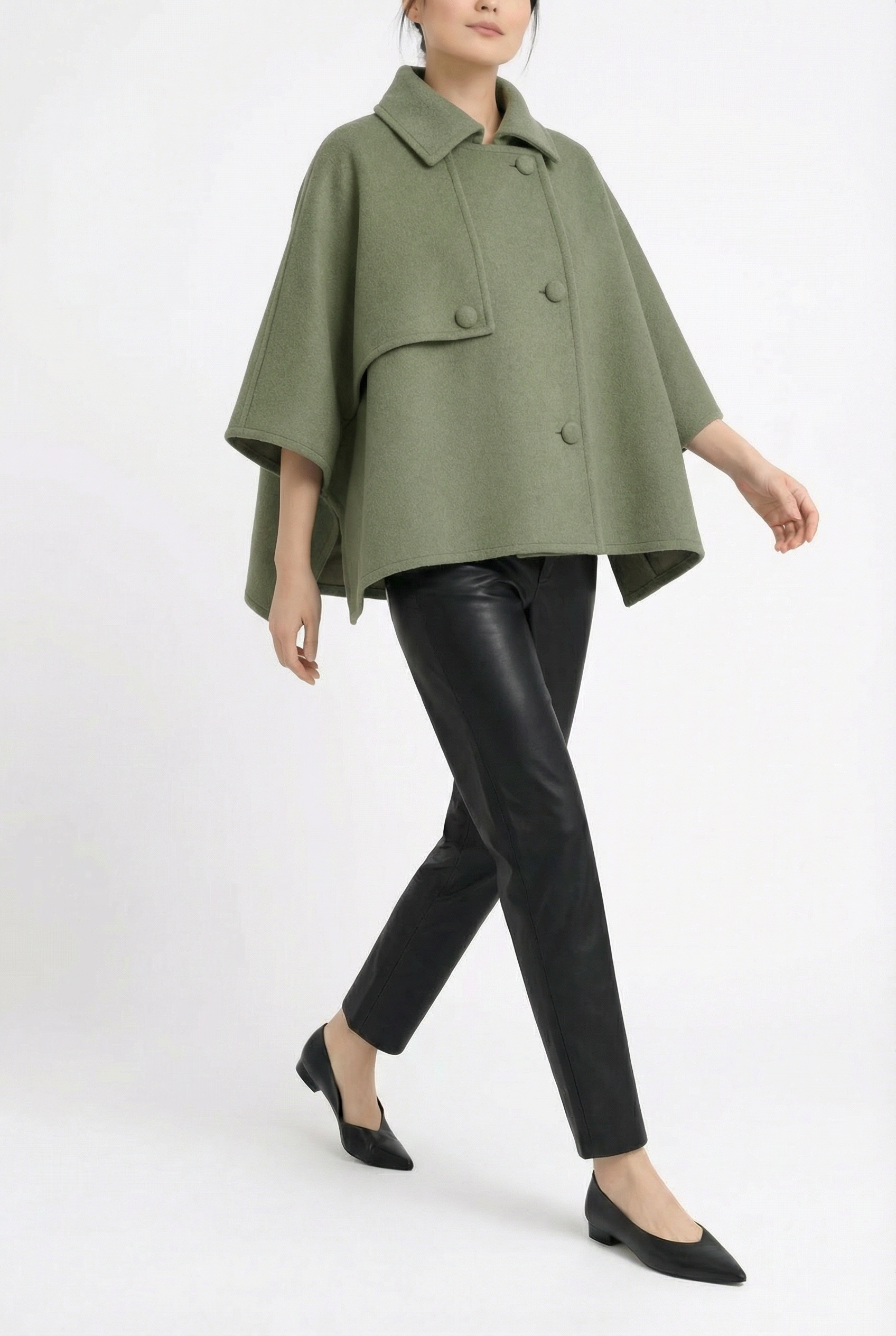 Mia Wool Poncho — Marta Scarampi