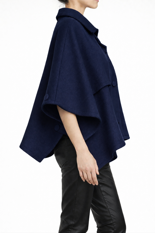 Mia Wool Poncho — Marta Scarampi