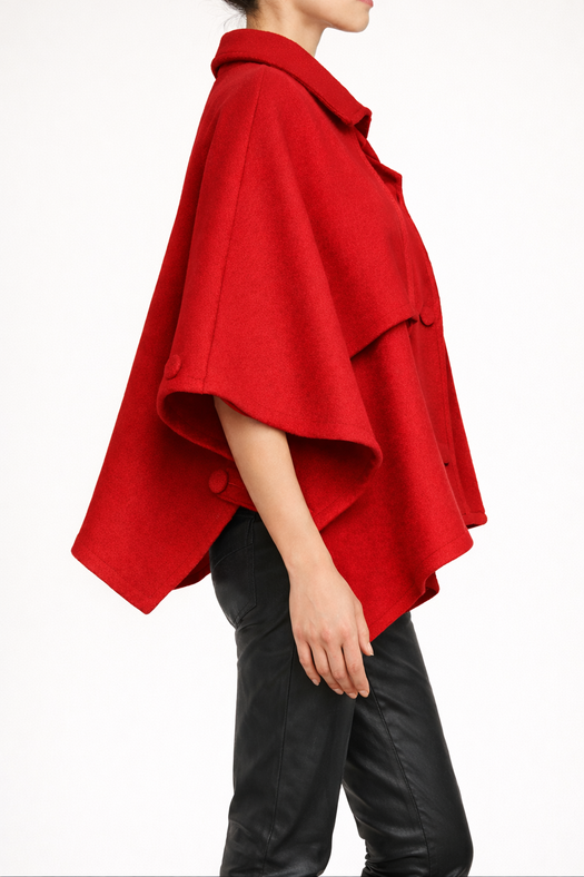 Mia Wool Poncho — Marta Scarampi