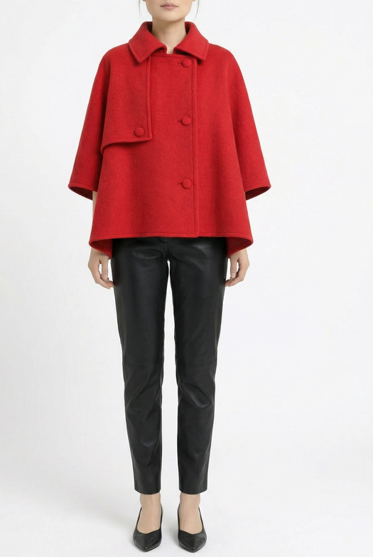 Mia Wool Poncho — Marta Scarampi