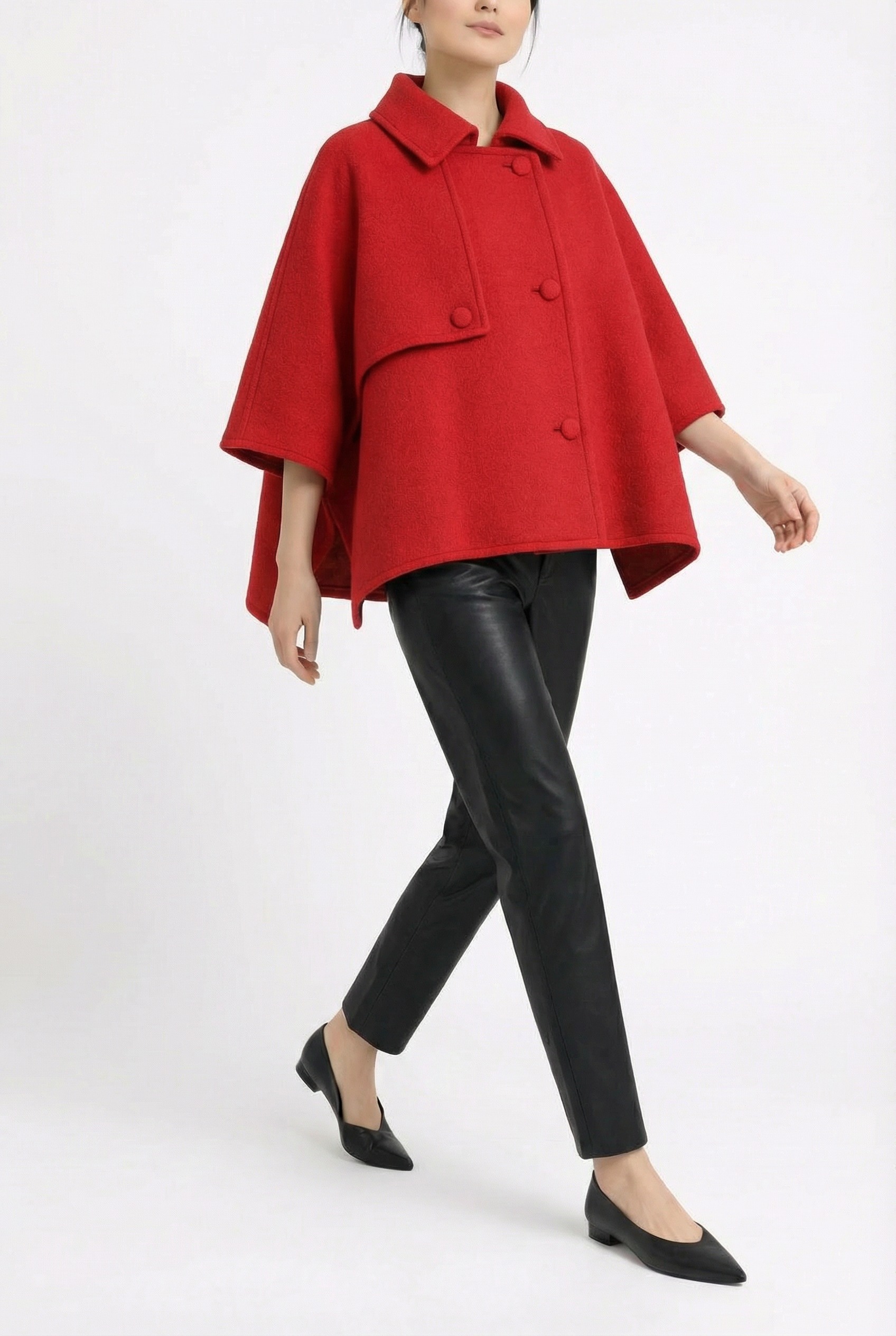 Mia Wool Poncho — Marta Scarampi