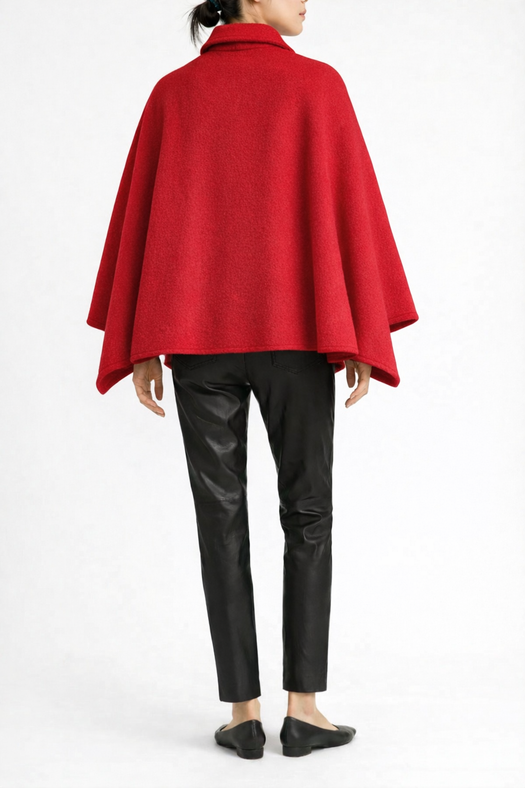 Mia Wool Poncho — Marta Scarampi