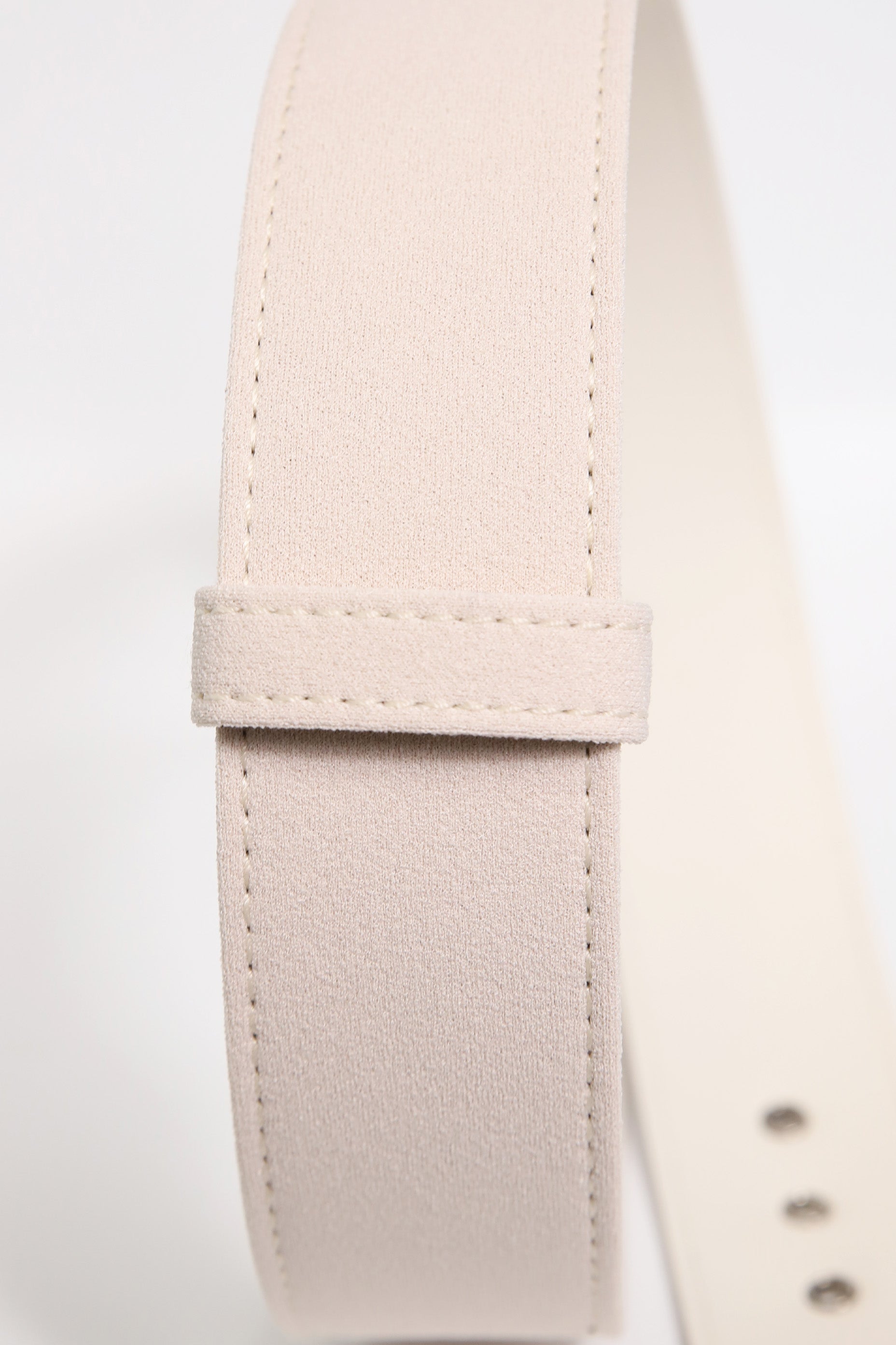 Microfiber Belt — cream — Marta Scarampi