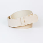 Microfiber Belt — cream — Marta Scarampi