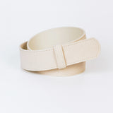 Microfiber Belt — cream — Marta Scarampi