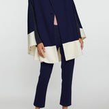 Rachel Wool Cape — two tone wool — Marta Scarampi
