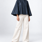 Audrey Water-Resistant Cape in blue
