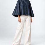 Audrey Water-Resistant Cape in blue