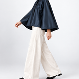 Audrey Water-Resistant Cape in blue