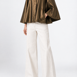 Audrey Water-Resistant Cape in bronze