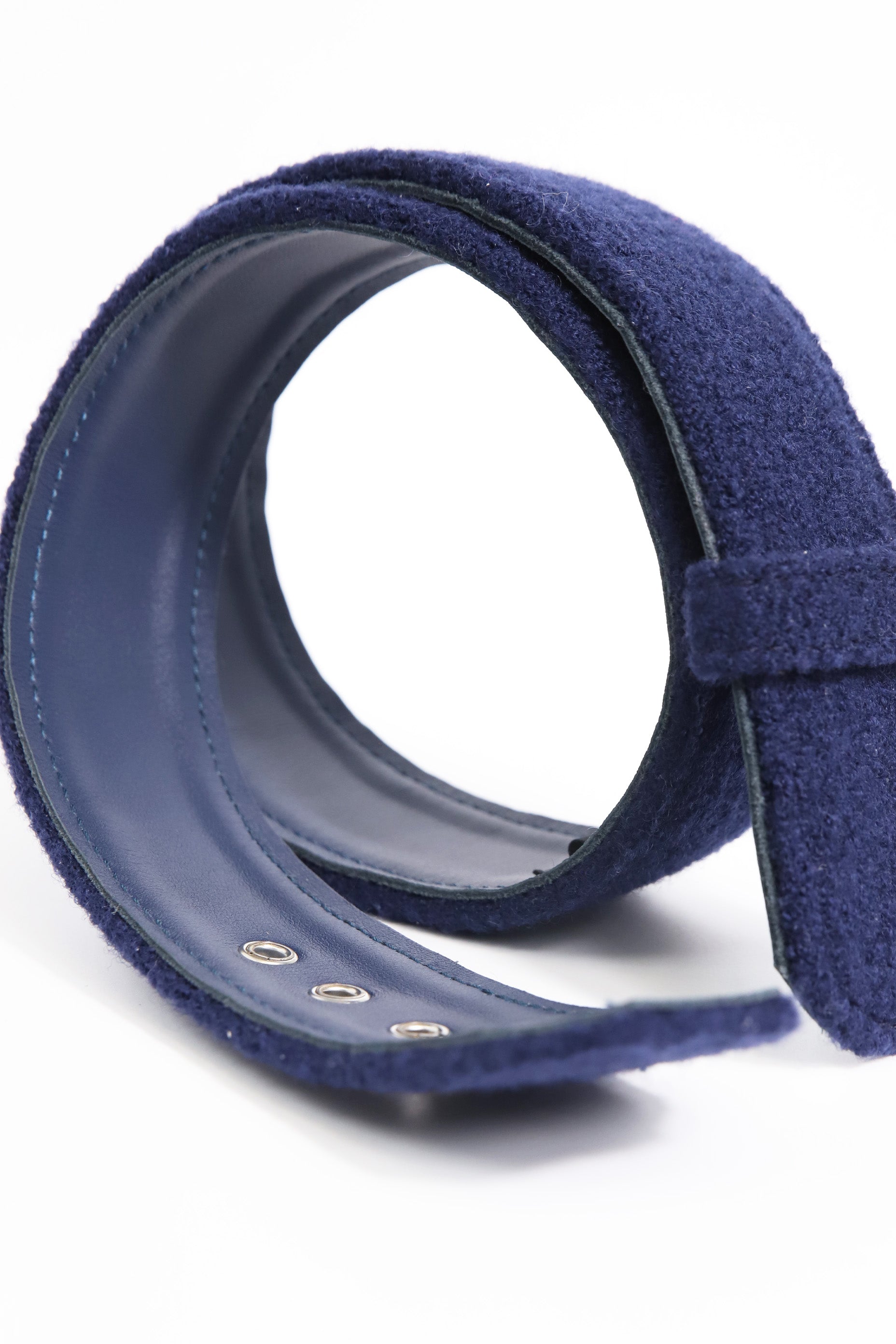 Wool Belt Blue Navy