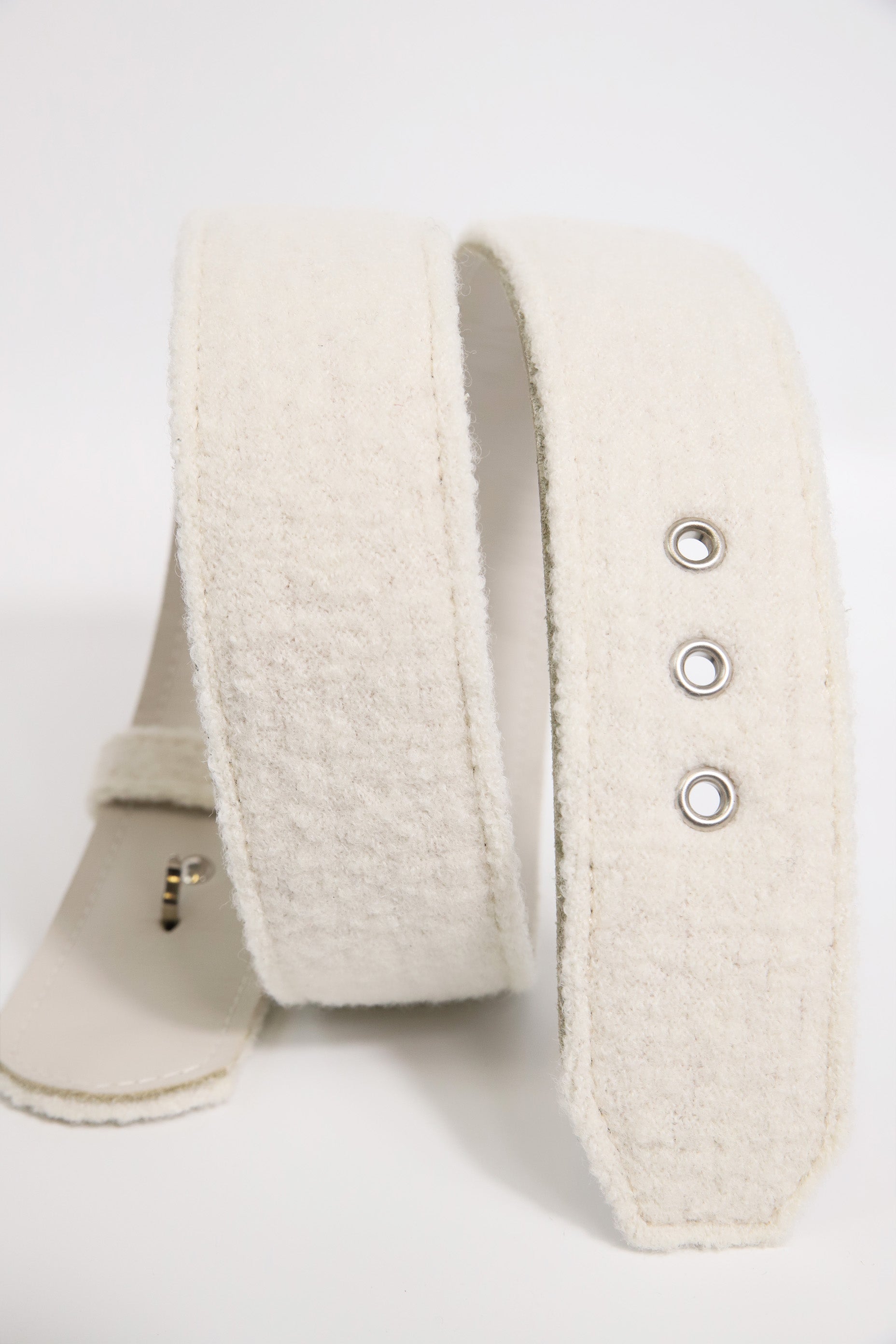 Wool Belt — cream — Marta Scarampi