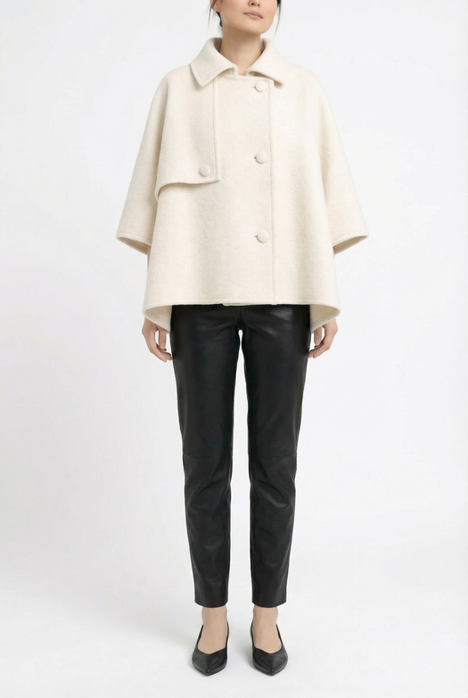 Mia Wool Poncho — Marta Scarampi