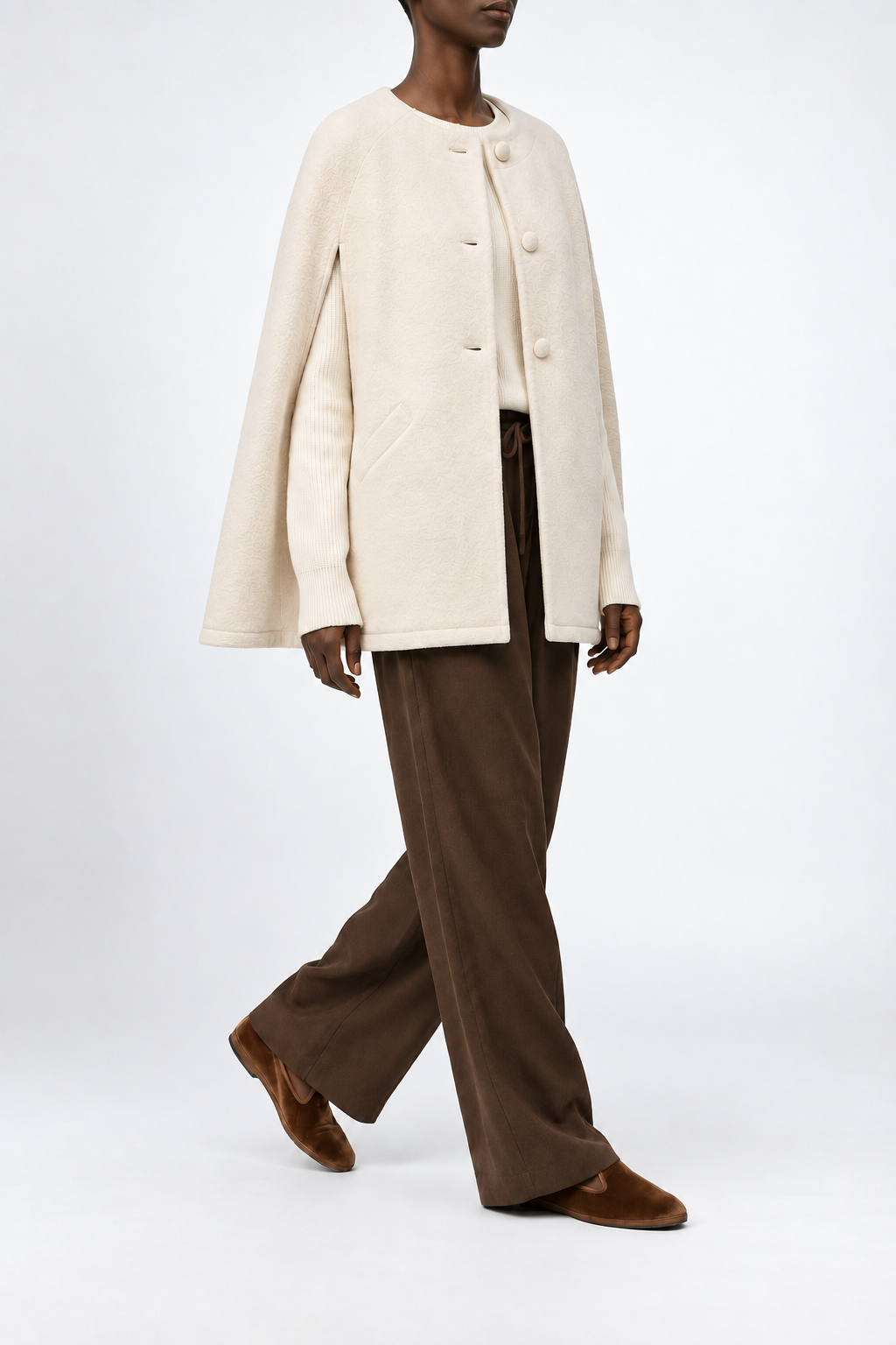 Giulia Wool Cape