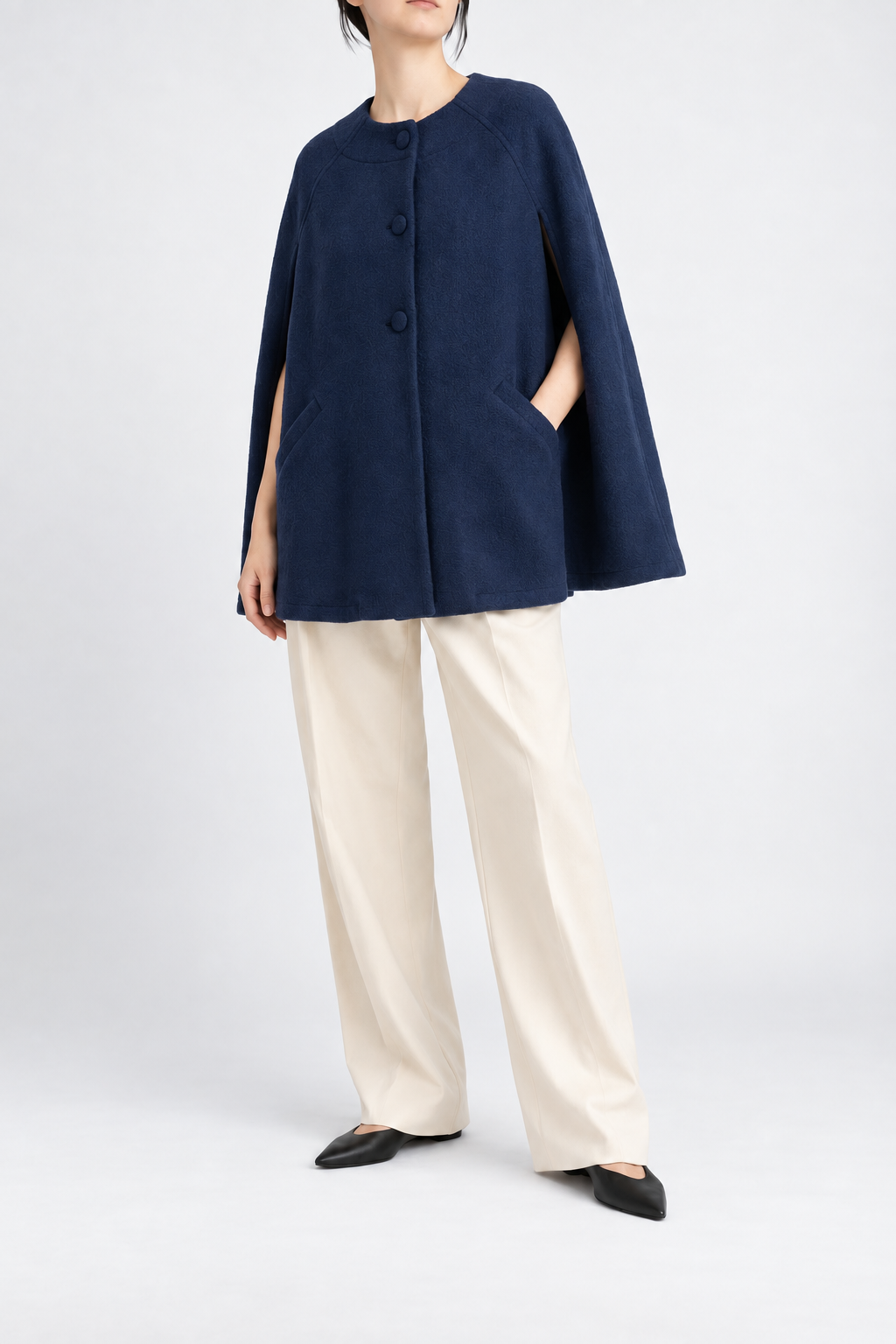 Giulia Wool Cape