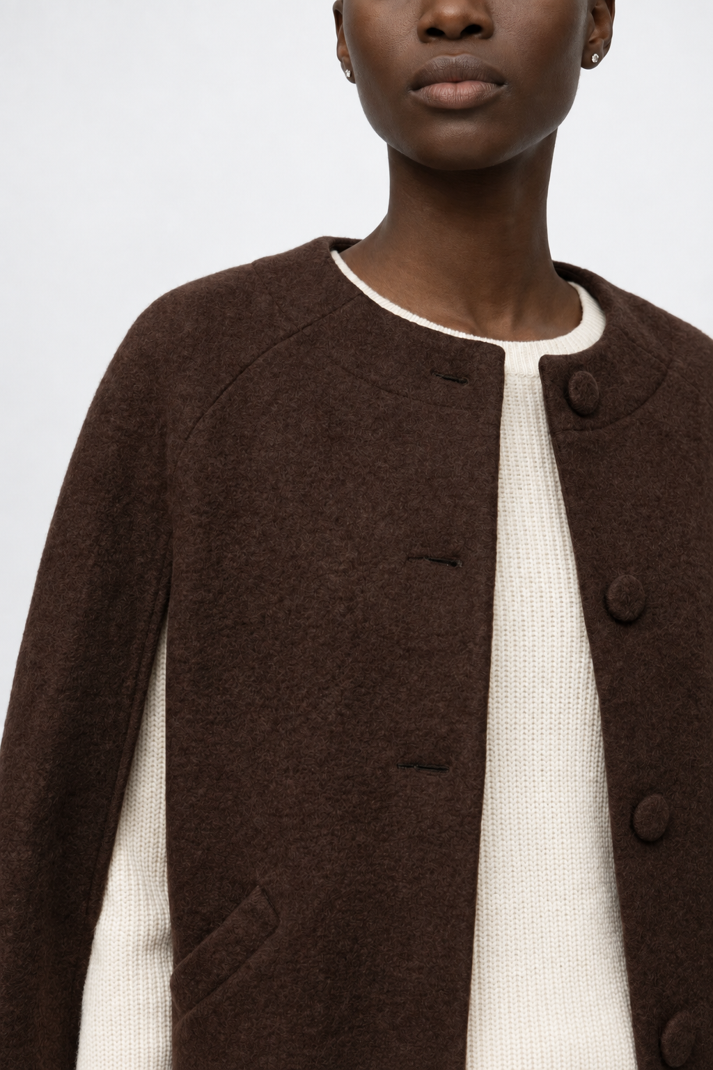 Giulia Wool Cape