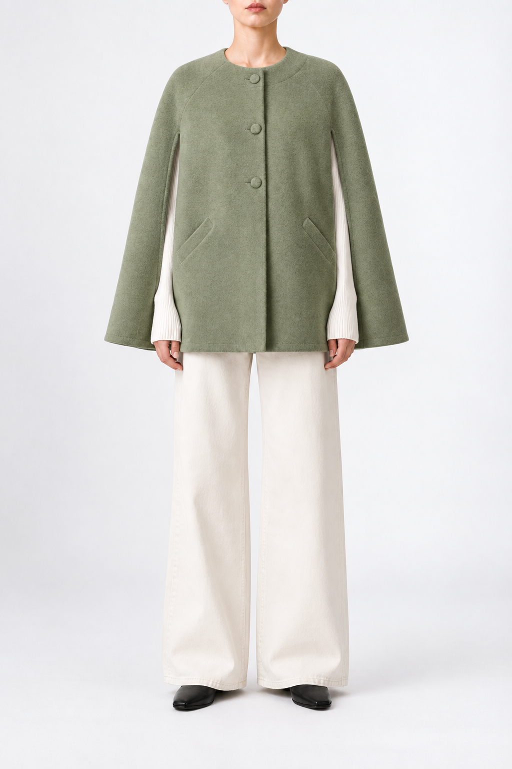 Giulia Wool Cape