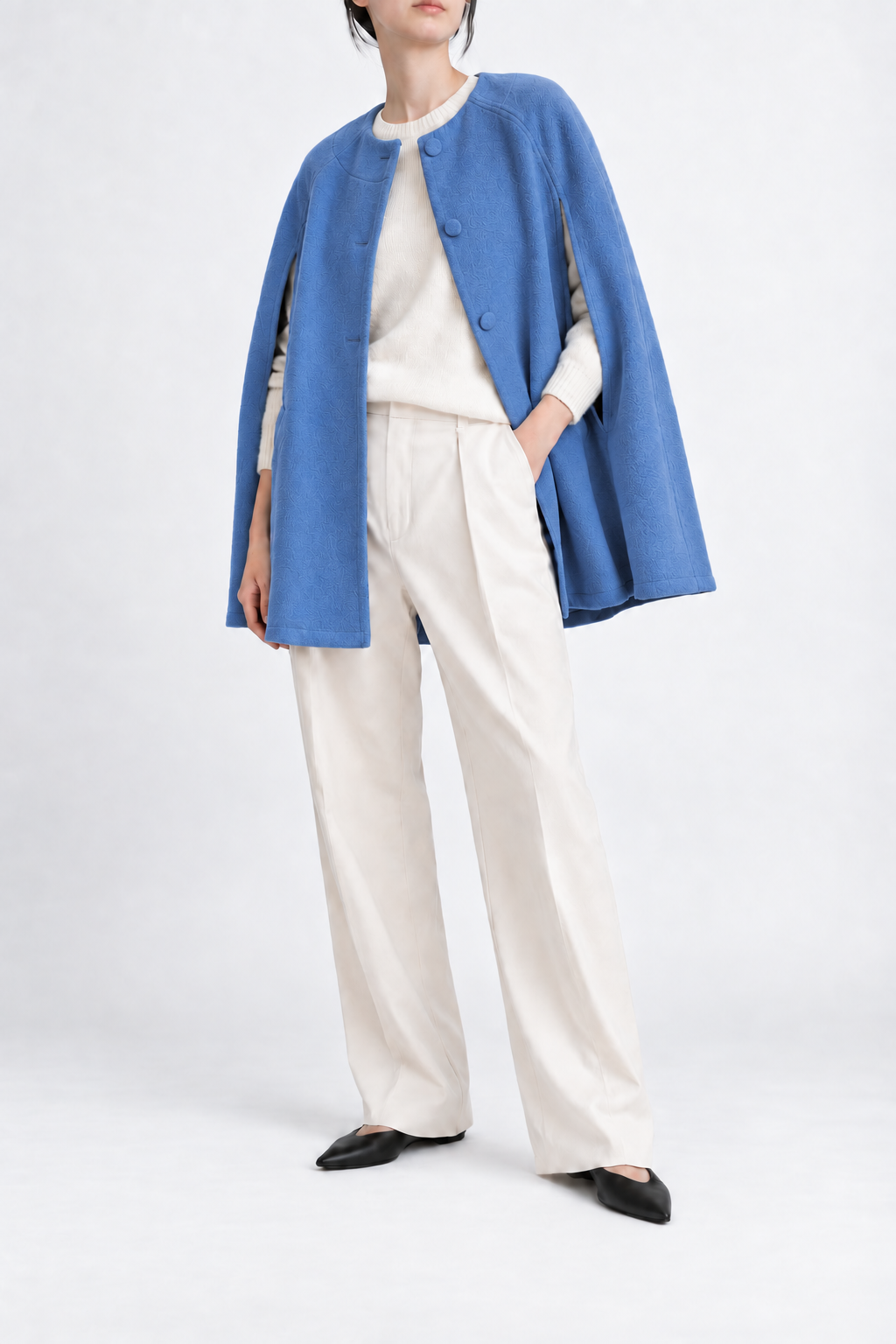 Giulia Wool Cape