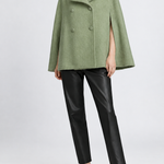 Josephine Wool Cape in cream