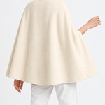 Margaret Wool Cape in cream