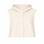 Wool Hooded Vest Color 1
