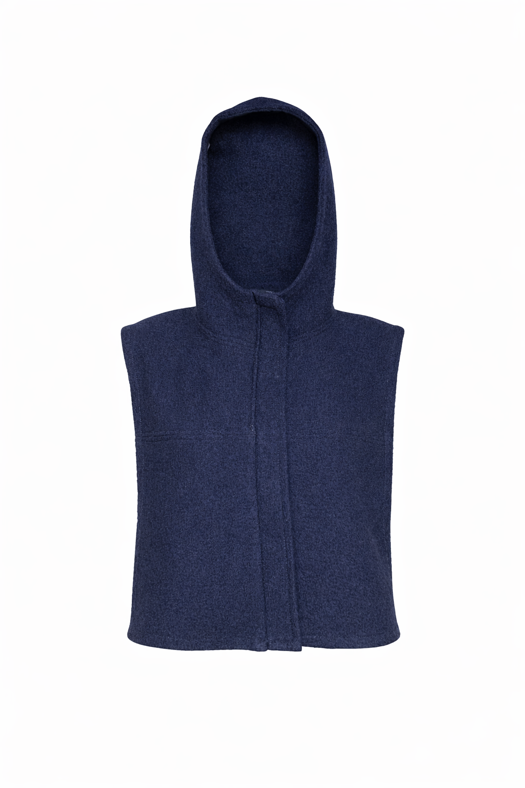 Wool Hooded Vest Color 2