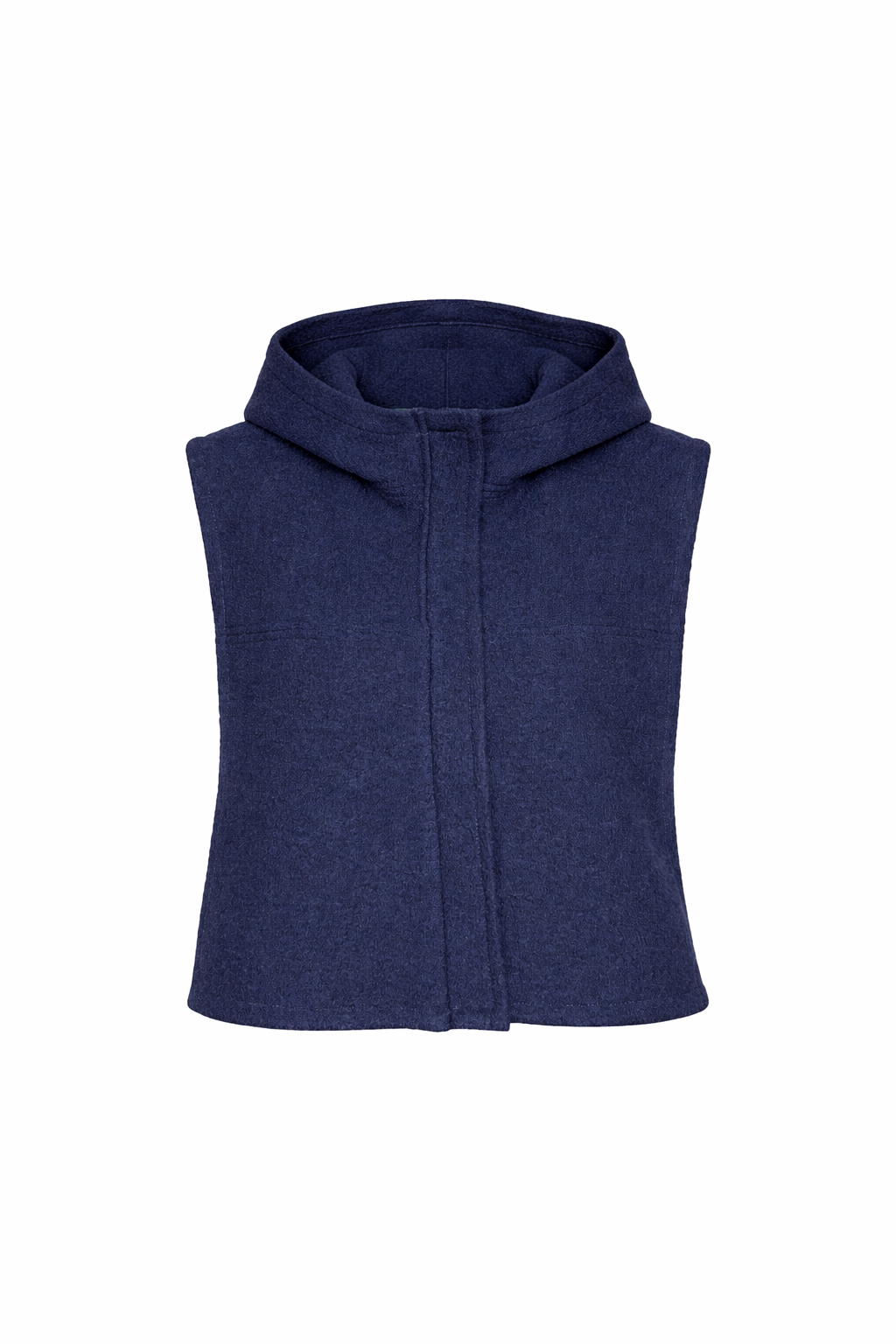 Wool Hooded Vest Color 2